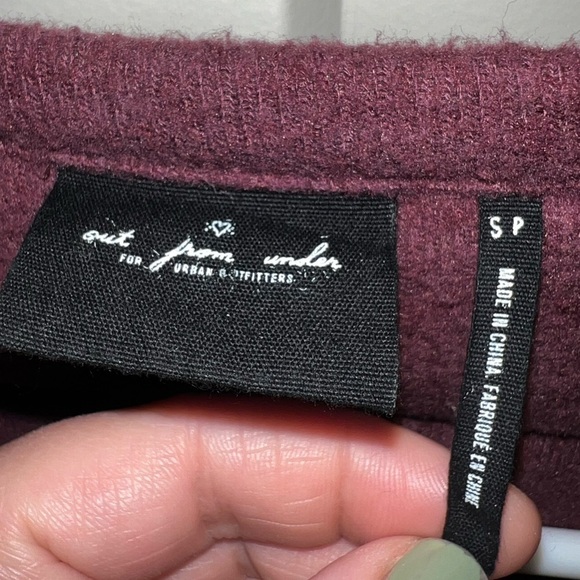 Out From Under Urban Outfitters Quilted Allie Puffer Jacket Purple - Picture 4 of 6